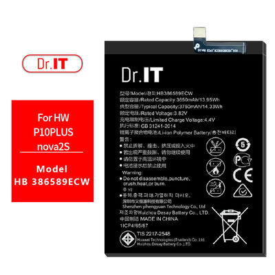 OEM 3750mAh 3.85V Huawei Phone Battery Nova 3 HB386589EBW